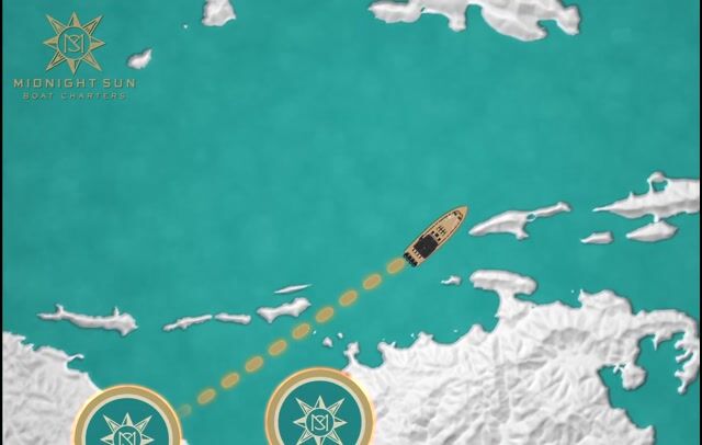 A compilation of NautiMaps animated route maps in motion